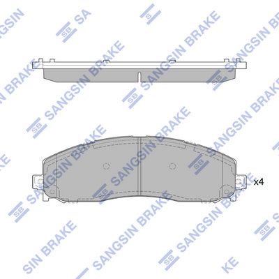 Колодки тормозные - Sangsin SP4179