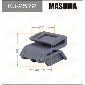 Клипса крепления бампера - Masuma KJ2572