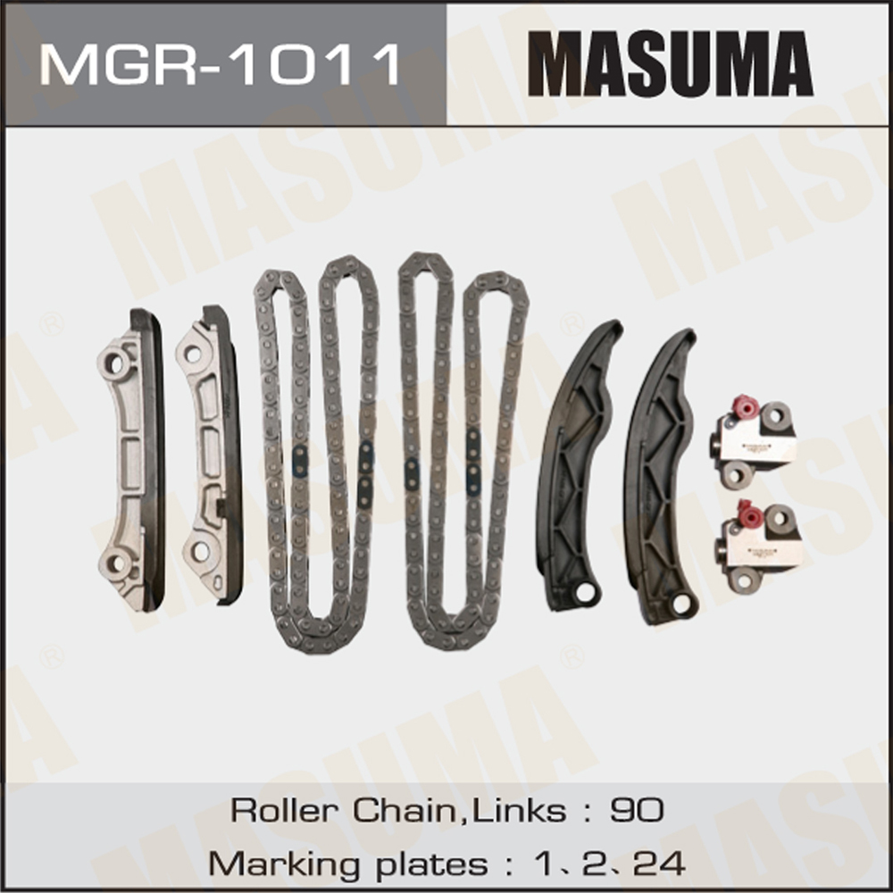 Комплект цепи ГРМ Toyota Land Cruiser (j200) 07- Lexus LX 15- (1vdftv) - Masuma MGR-1011