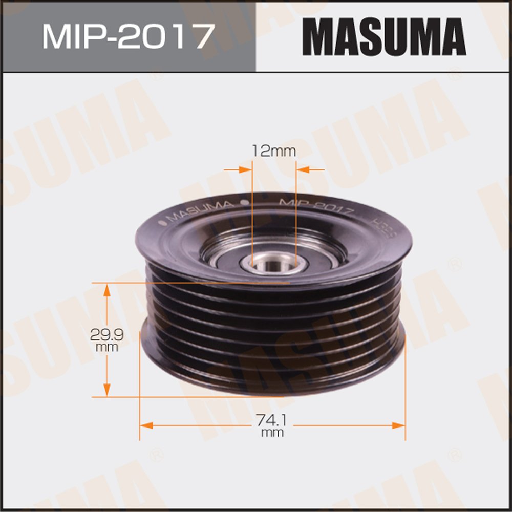Ролик обводной приводного ремня - Masuma MIP-2017