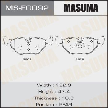 | зад | - Masuma MS-E0092