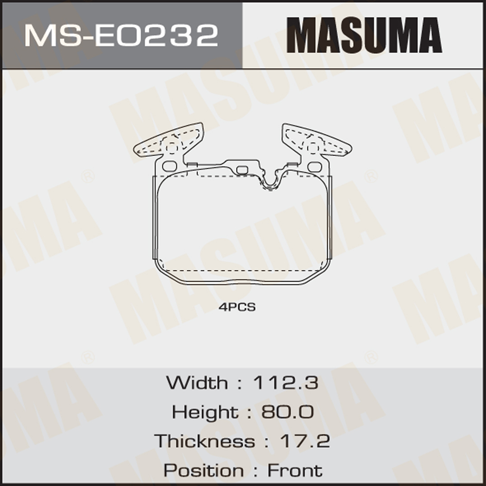 | перед | - Masuma MS-E0232
