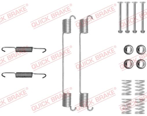Комплект установочный барабанных тормозных колодок - Quick Brake 105-0048