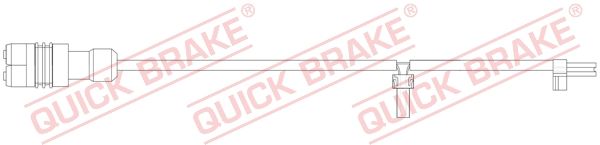 Датчик износа тормозных колодок porsche 92861236600 - Quick Brake WS 0399 A