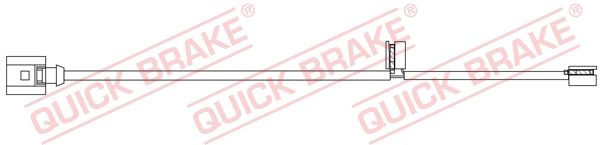 Датчик износа тормозных колодок porsche 95561236581 - Quick Brake WS 0411 A