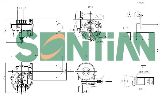 Электродвигатель стеклоочистителя - SONTIAN ZD14312