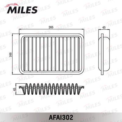 Фильтр воздушный suzuki swift IV (mz, EZ) 1.2 10- - Miles AFAI302