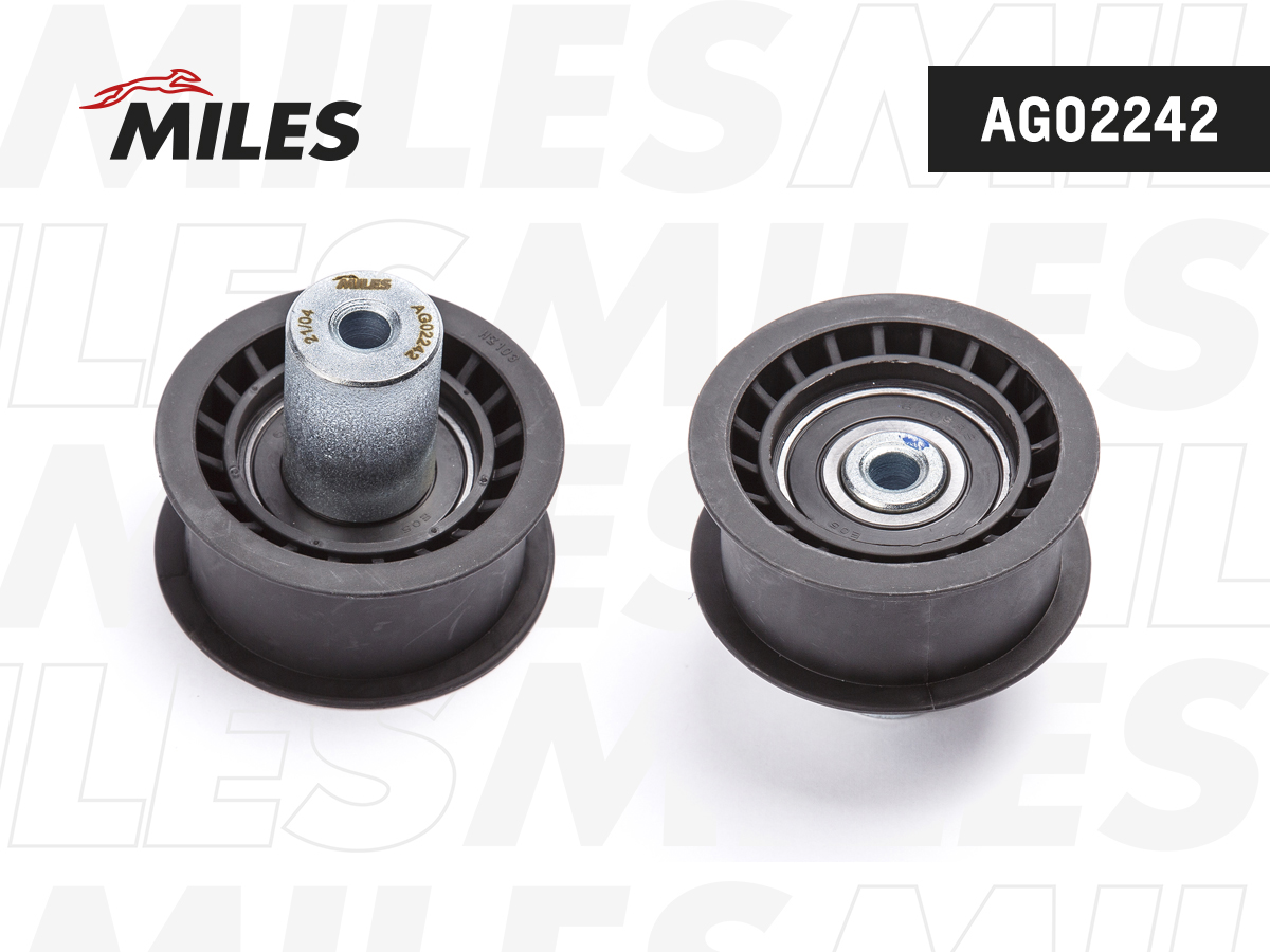 Ролик ремня грм vw polo 14 Miles AG02242 585₽