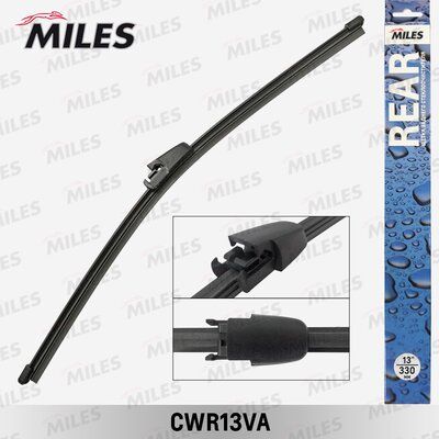Щётка стеклоочистителя 330 мм (13) задняя - Miles CWR13VA