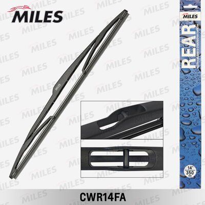 Щётка стеклоочистителя 350 мм (14) задняя - Miles CWR14FA