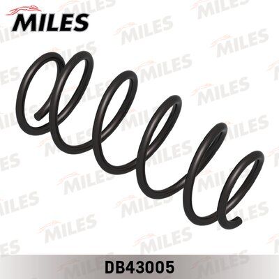 Пружина подвески ford fusion 1.4/1.6 04- передняя - Miles DB43005