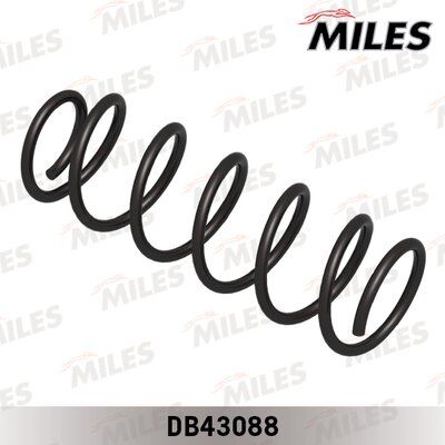 Пружина подвески huyndai solaris/kia RIO 12- задняя - Miles DB43088