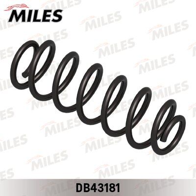 Пружина подвески VW golf v 03-08 задняя - Miles DB43181