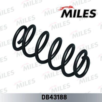 Пружина подвески VW passat 1.8t/1.9tdi/2.3vr5 00-05 передняя - Miles DB43188