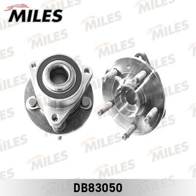 Ступица с подшипником передняя (5 шпилек) +abs, opel astra j/chevrolet cruze15 d=105x 09-. - Miles DB83050
