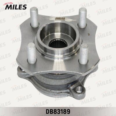 Ступица колеса с подшипником nissan tiida C11 2005-2012 зад. - Miles DB83189