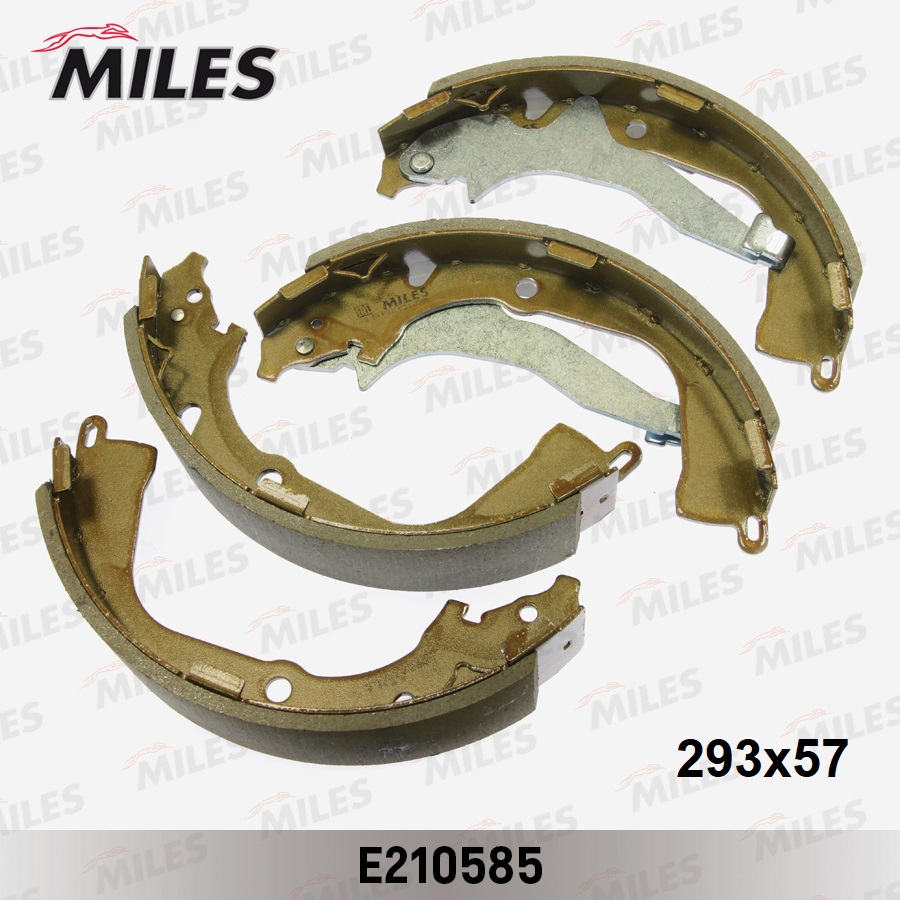 Колодки тормбарvw amarok 10- 293x57 Miles E210585 4520₽