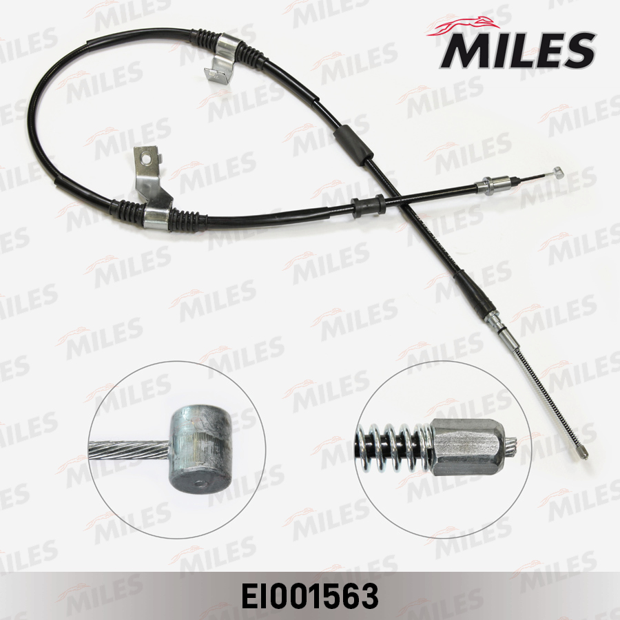 Трос ручного тормоза - Miles EI001563