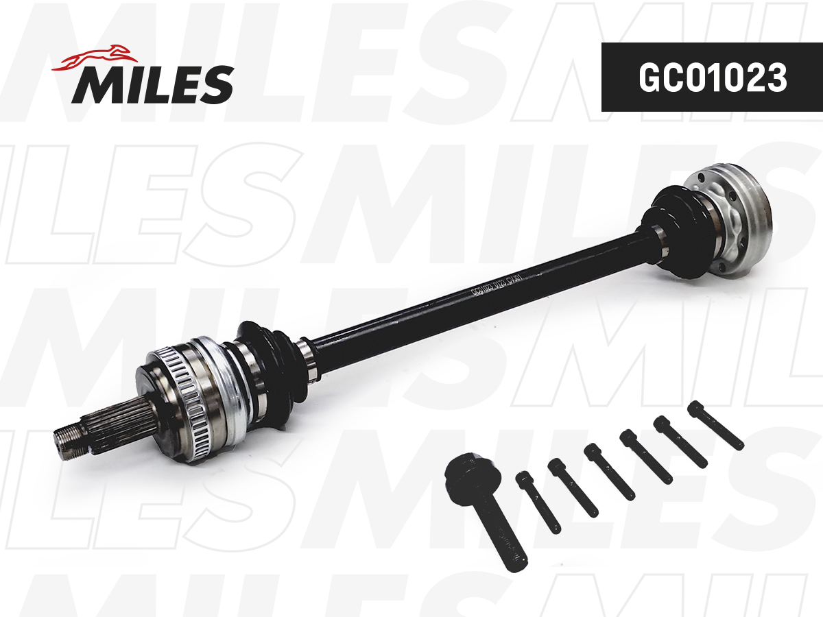 Привод в сборе BMW e90/e81/e87 1.8-2.0 04- лев. (abs) - Miles GC01023