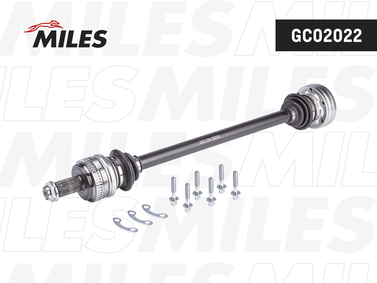 Привод в сборе BMW e81/e87 1.8d 04- прав. - Miles GC02022