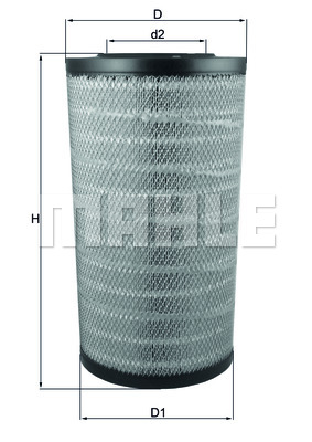 Фильтр воздушный HCV - Mahle LX 3753