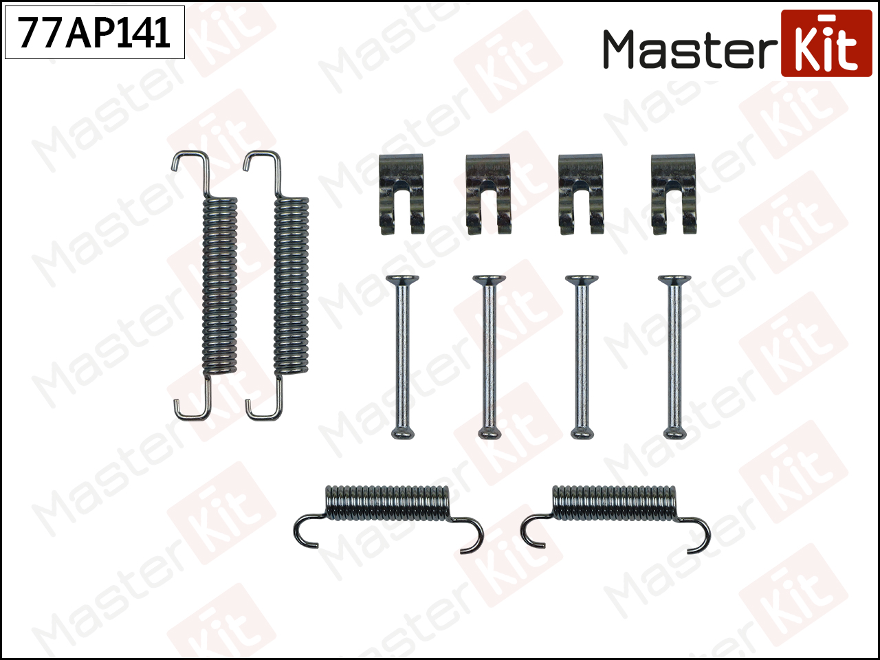Ремкомплект крепления тормозных колодок - Master KiT 77AP141