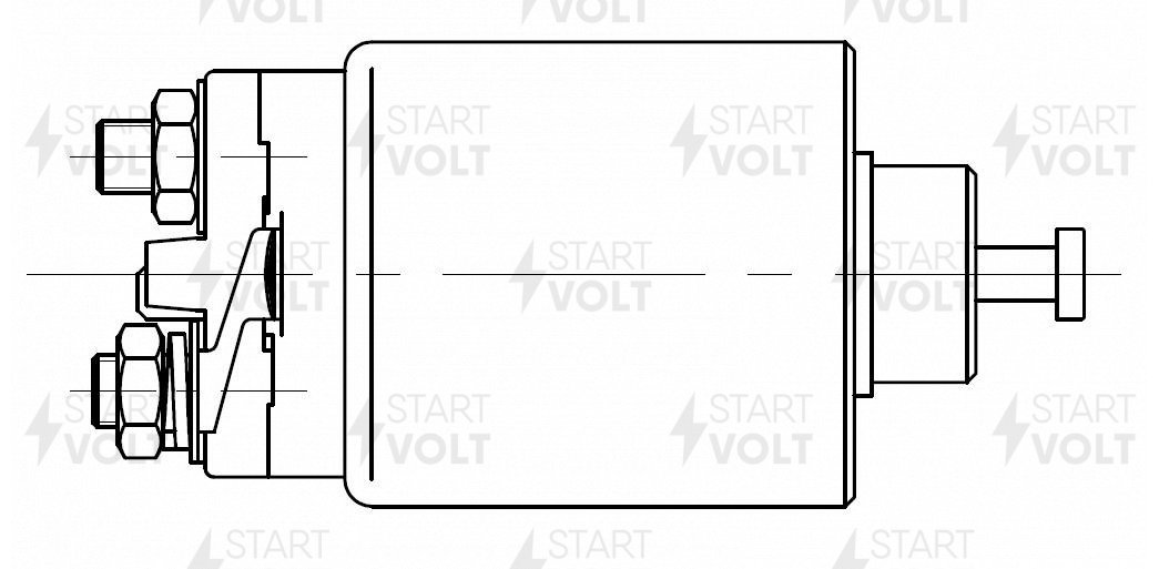Реле втягивающее стартера - STARTVOLT VSR 0304