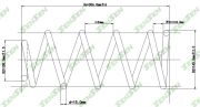 Пружина подвески задней Hyundai Hyundai Santa Fe R- - SENSEN SCP10100