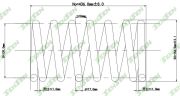 Пружина подвески задней Nissan Pathfinder 4.0/2.5DCi 05> - SENSEN SCP10108