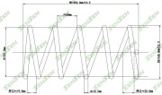 Пружина подвески передней hyundai: elantra 00-, elantra седан 00- - SENSEN SCP10121