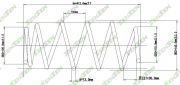 Пружина подвески передней Peugeot Partner Tepee  Citroen Berlingo, C4 Picasso, C4 Grand Picasso 08 - SENSEN SCP10123