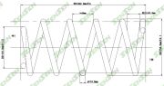 Пружина подвески передней chevrolet nubira 05-11 - SENSEN SCP10129