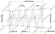 Пружина подвески задней nissan x-trail 01- - SENSEN SCP10131