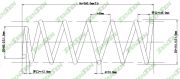 Пружина подвески задней peugeot: 406 95-04 - SENSEN SCP10148