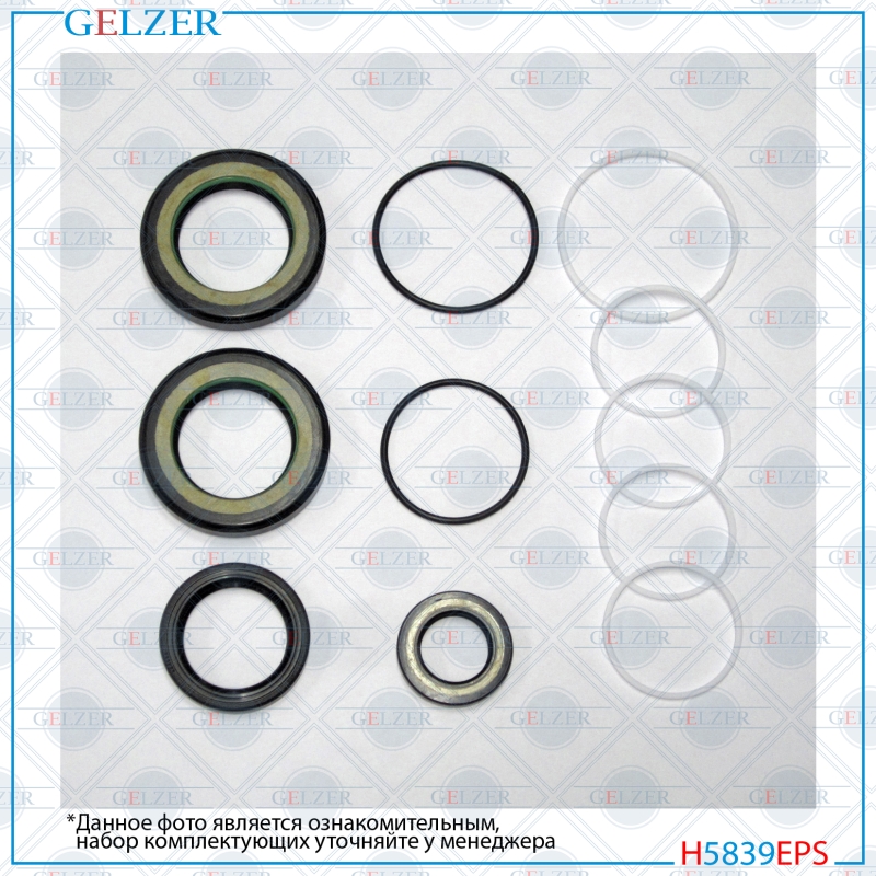 Ремкомплект рулевого механизма Nissan Pathfinder, Nissan Xterra - GELZER H5839EPS