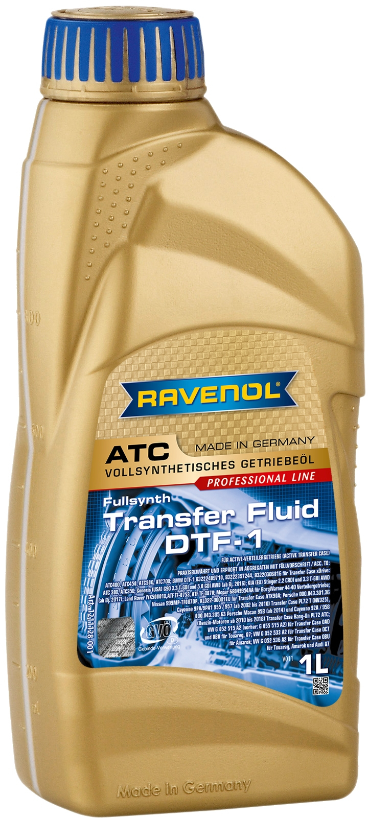 Transfer Fluid DTF  (tf-0870)  1л  для электронных раздаток 1211128-001 - RAVENOL 1211128001