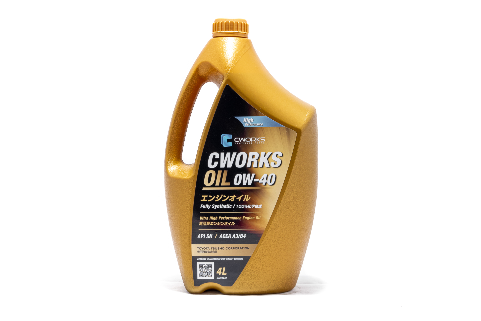 OIL 0w-40 a3/b4, 4L Масло моторное - CWORKS A130R6004