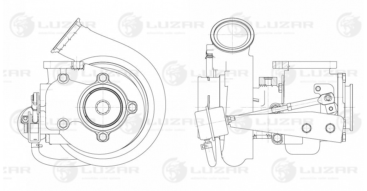 Турбокомпрессор - Luzar LAT 0734
