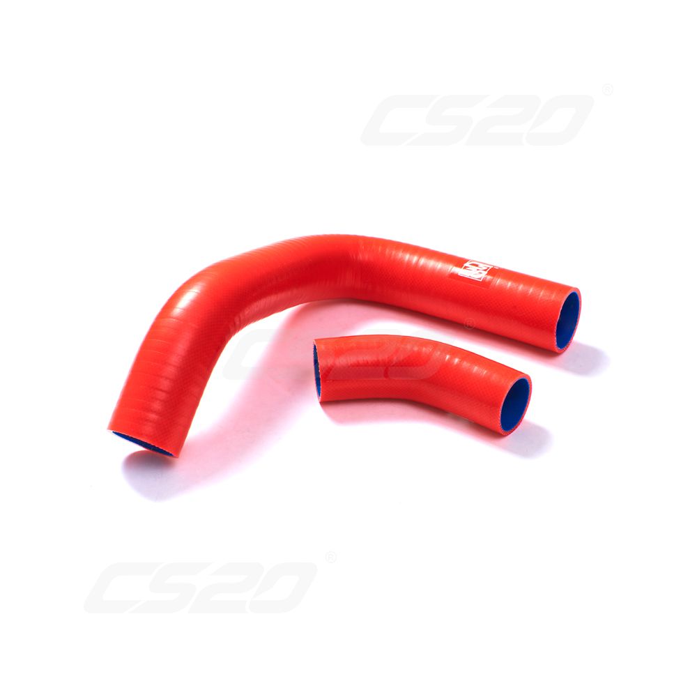 Патрубок радиатора ГАЗ 66 красный силикон серия Drive из 2шт - CS-20 12685