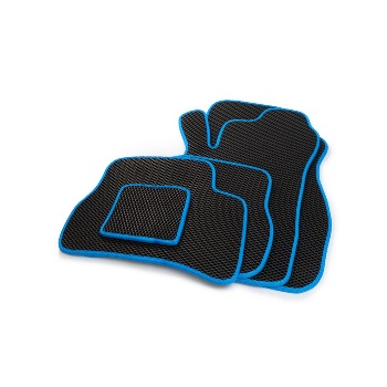 Коврик салона для а/м hyundai Accent 4шт материал: eva, цвет черный/окантовка синяя, в пакете - CS-20 15788