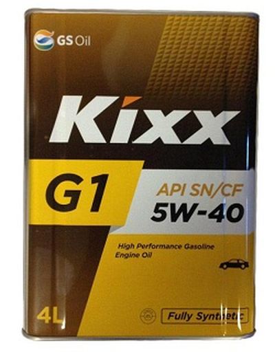 G1 SN plus 5w40 4L масло моторное   api: SN plus  Fully Synthetic, Ж/банка Замена l210244te1 - KIXX L210244TR1