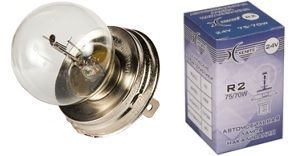 Лампа R2 24V 75/70w (P45t) фарная - XENITE 1007098