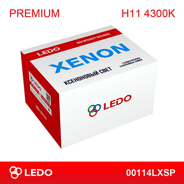 Комплект ксенона H11 4300k  Premium (ac/12v) - LEDO 00114LXSP