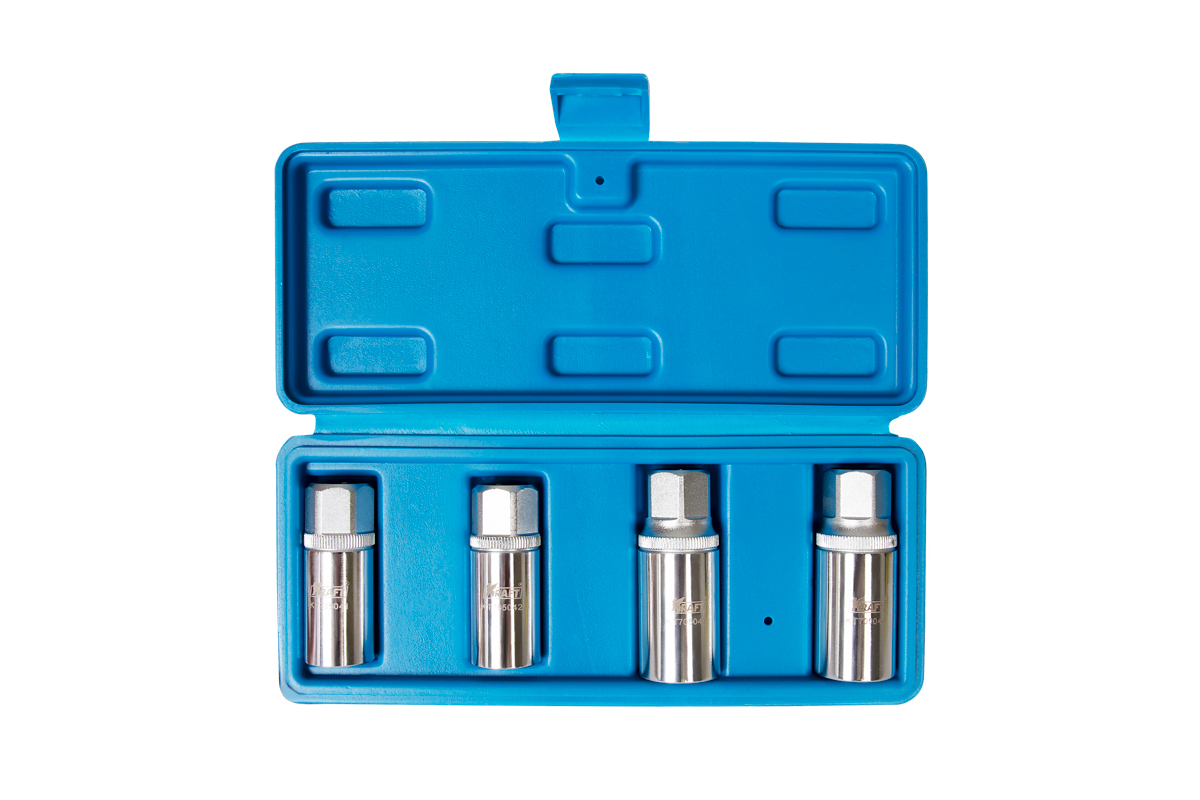 Набор шпильковертов роликовых 1/2 (6,8,10,12 mm), 4 штуки - KRAFT KT 705045