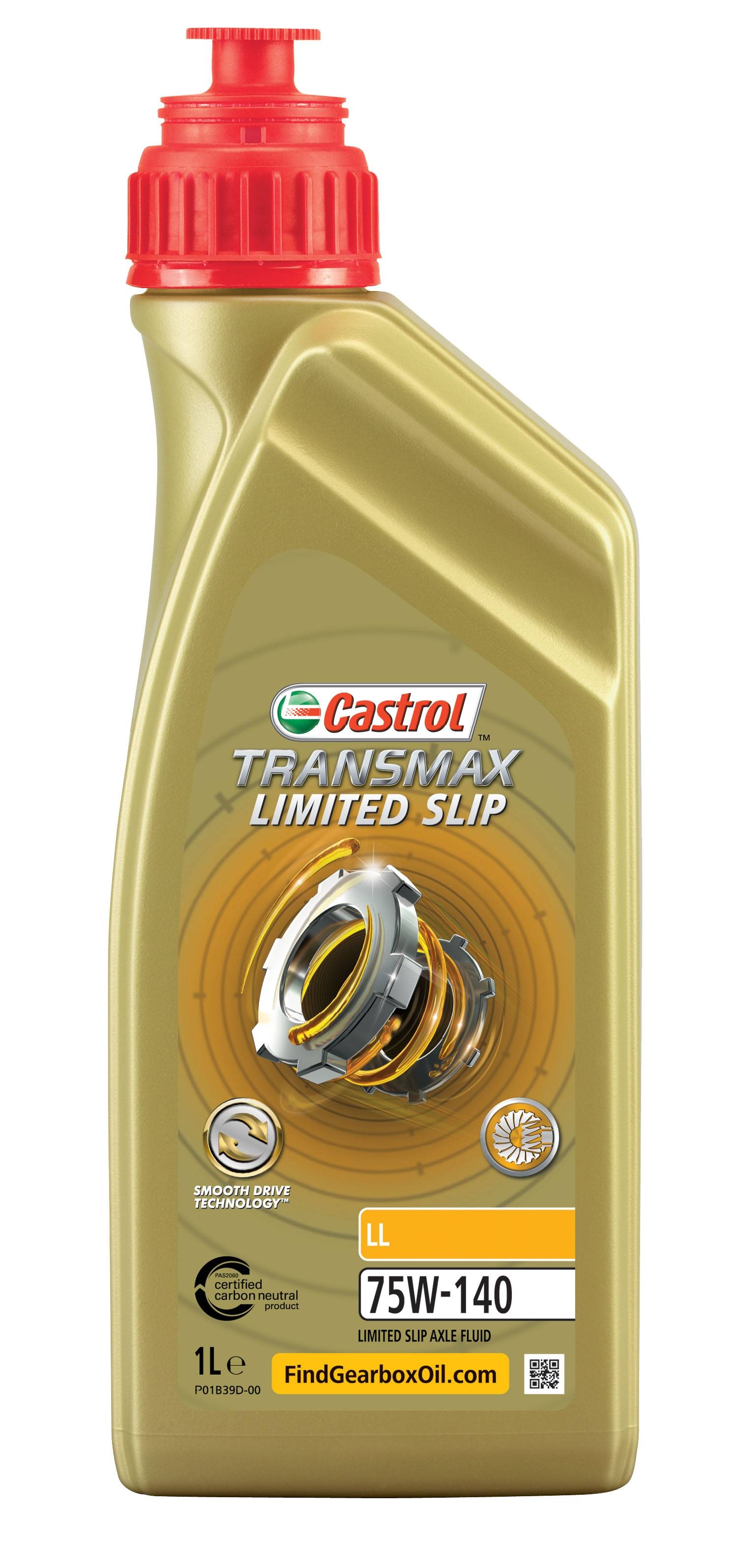 Масло трансмиссионное Transmax Limited Slip LL 75w-140 1L - Castrol 15D998