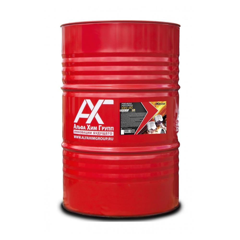 Масло моторное полусинтетическое premium progress 10w-40 sl/cf б5/д3 180 кг - Akross AKS0005MOS