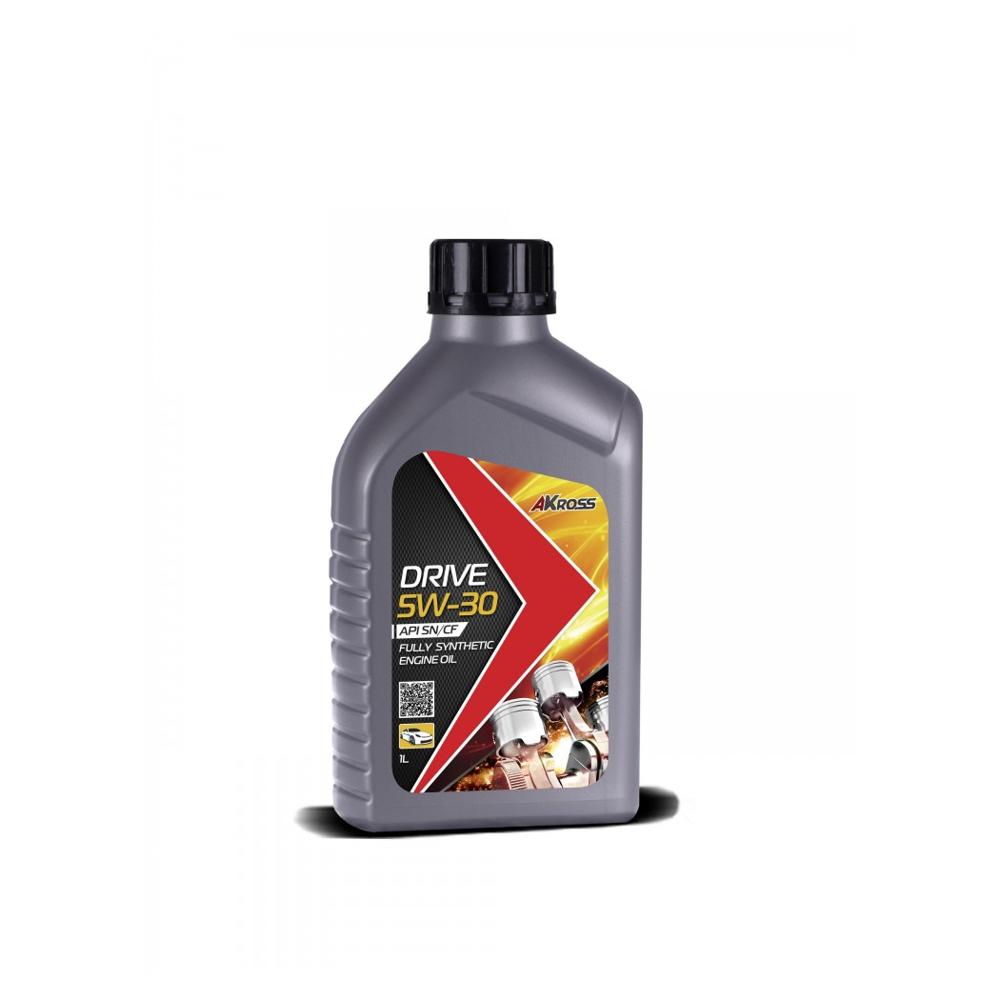 Масло моторное синтетическое drive 5w30 sn/cf 1л - Akross AKS0005MOF