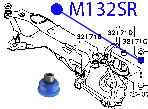 Сайлентблок подрамника - ФОРТУНА M132SR