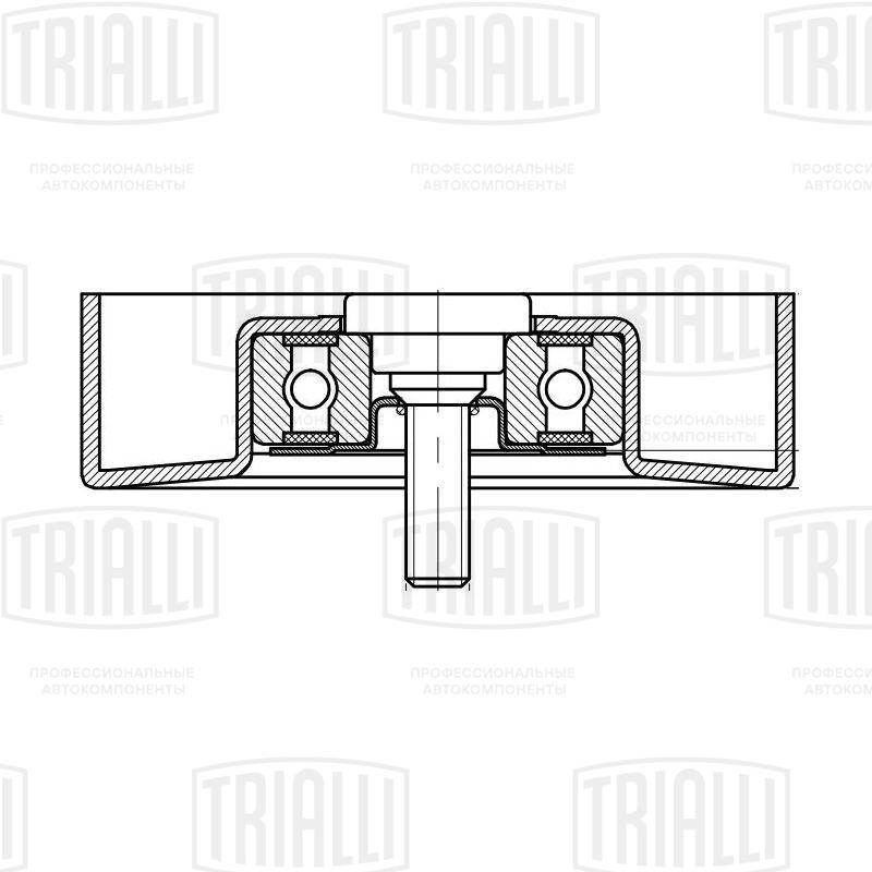 Ролик привод. ремня - Trialli CM 5089