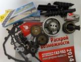 Комплект привода ГРМ дв.ЗМЗ-409 уаз, 405,406 ГАЗ Евро-2 (полный: ДВЦ 72/92, звёздочки) Идеал.фаза - Progress 406390662504